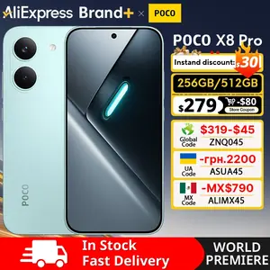 【العرض الأول عالميًا】هاتف POCO X8 Pro 5G الإصدار العالمي بشاشة 6.59 بوصة بدقة 1.5K ومعالج Dimensity 8500-Ultra وتقنية NFC وشاشة AMOLED فائقة السطوع بمعدل تحديث 120 هرتز