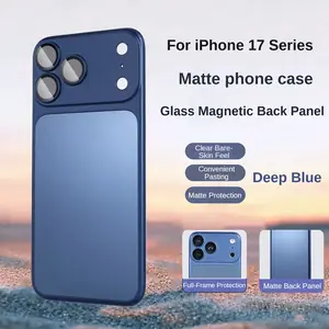 غطاء حماية جديد من الألومنيوم المغناطيسي الأصلي المقاوم للسقوط لهاتف آيفون 17 16 15 14 13 12 برو ماكس