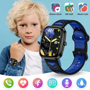 LIGE Kids Smartwatch في سن المراهقة عداد الخطى الرياضة الأطفال Smartwatch بنين بنات هدية الاتصال اللاسلكي طالب هدية ساعة تعمل باللمس