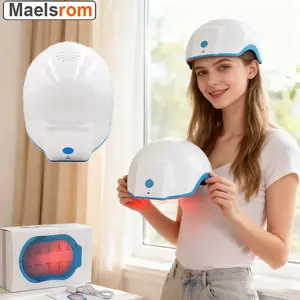 272 خوذة نمو الشعر بالليزر غطاء إعادة نمو الشعر السريع فروة الرأس والرأس الاسترخاء تدليك مكافحة تساقط الشعر آلة العلاج للاستخدام المنزلي