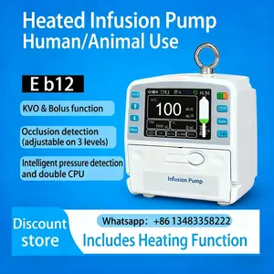 مع وظيفة الحرارة شاشة تعمل باللمس الذكية الإنسان  مضخة التسريب البيطرية في الوقت الحقيقي قابلة للشحن عالية الجودة الرقمية