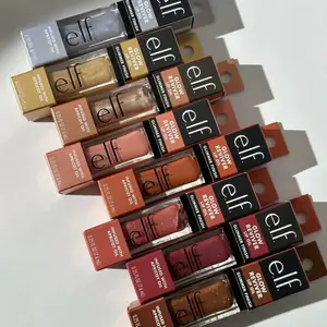 ملمع شفاه جديد من إلف لتجديد الإشراقة بلون النبيذ الحلو، خفيف الوزن ومرطب ومغذي، زيت شفاه لتكبير الشفاه، مستحضرات تجميل