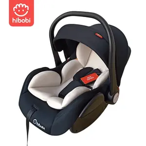 مقعد سيارة للأطفال من هيبوبي، سلة نوم للأطفال، كرسي هزاز محمول مصنوع من مواد ناعمة، مناسب من عمر 0 أشهر فما فوق