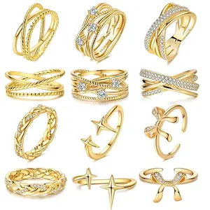 925 فضة خواتم الذهب اللون إثارة شعبية الحب خاتم الزواج معتمد المرأة مجوهرات الخطوبة هدايا المناسبات