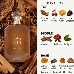 عطر كايالي 100 مل للجنسين، عطر فاخر طويل الأمد بنكهات الفانيليا العربية والمارشميلو وجوز الهند والزهور الحلوة الدافئة، هدية فاخرة