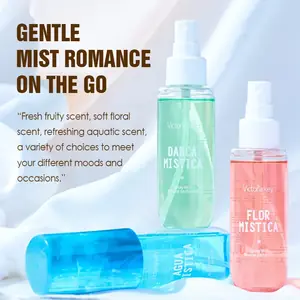 بخاخ عطر زهري وفواكه يدوم طويلاً 90 مل - الحمضيات الطازجة والورد والياسمين معطر الهواء ومزيل الروائح الكريهة للملابس