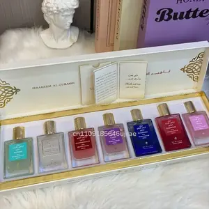 مجموعة عطور عربية للجنسين من 7 قطع، رائحة طبيعية منعشة طويلة الأمد، عطر أنيق خفيف، مجموعة هدايا عطرية فاخرة وجذابة