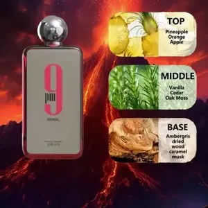 عطر للشعر والجسم 9PM 9AM الأصلي، 3.4 أونصة / 100 مل، برائحة خشبية ساحرة ودائمة، للنساء والرجال