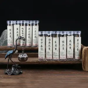 42 قطعة من بخور Xiangyun الصغير الملفوف من خشب العود وخشب الصندل، روائح متعددة (42 قطعة لكل زجاجة)