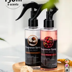 بخاخ عطري بسعة كبيرة 150 مل، رذاذ معطر للمنزل/السيارة/الملابس، 9 روائح للاختيار من بينها