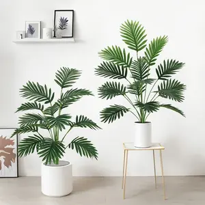 نباتات خضراء اصطناعية للزينة، نباتات بونساي صناعية، إكسسوارات مكتبية، زينة للمنزل والحديقة، ديكور للغرف