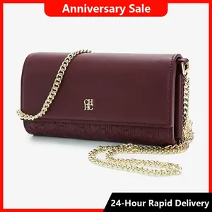 حقيبة كتف نسائية عصرية من العلامة التجارية CH مع تصميم طباعة حروف حقيبة كتف نسائية أنيقة عالية الجودة