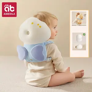 وسادة حماية رأس الطفل ثلاثية الجوانب من AIBEDILA، وسادة أمان مضادة للسقوط بتصميم حيوانات لطيفة للأطفال الرضع من 0-3 سنوات أثناء الحبو والمشي، هدايا