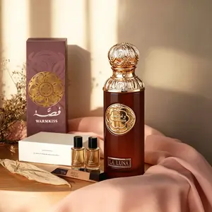مجموعة عطور عربية عالية الجودة، رائحة ساحرة - عطر شرقي خشبي للجنسين 90 مل، رذاذ عطر قوي يدوم طويلاً