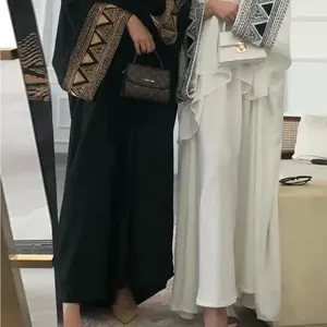 عبايات قفطان مغربي عباية إسلامية للنساء فساتين دبي جلابية مطرزة رمضان إسلام فيستدوس رداء عربي طويل 2025